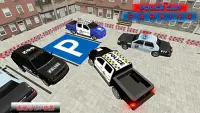 リアル 警察 車 パーキング： 3D パーキング シミュレータ Screen Shot 0
