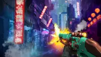 Cyberpunk gun games scifi Screen Shot 1