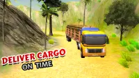 Real Offroad Truck Cargo Driver: Simulador Corrida Screen Shot 0