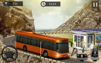 Uphill Off Road Bus Driving Simulator - Permainan Screen Shot 2