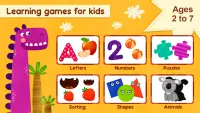 Learning games for Kid&Toddler Screen Shot 0
