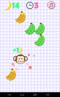Plátano maduro Alimentar mono Screen Shot 1