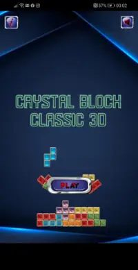 Crystal Block Puzzle  Classic Screen Shot 0
