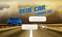 Blue Car Climbing Hill Screen Shot 0