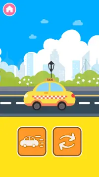 自動車遊び - パトカー、消防車、電車、飛行機の学習ゲーム Screen Shot 2