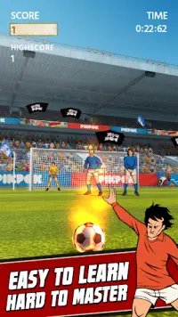 Flick Kick Football Kickoff Screen Shot 1