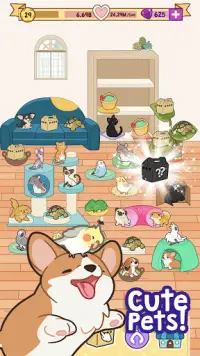 Merge Meadow:  かわいい動物のコレクター！ Screen Shot 3