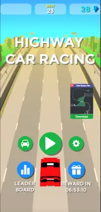 Highway Car Racing Screen Shot 1