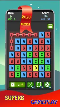 Merge Chain™ : Drag & Merge Block Puzzle - A to Z Screen Shot 3