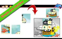 Puzzles bateaux pour enfants Screen Shot 0