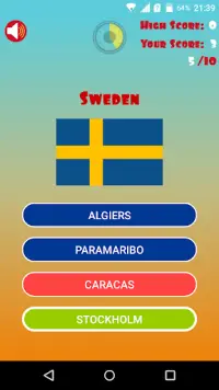 World Quiz ( Flags, Countries and Capitals) Screen Shot 2