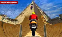 Impossible Moto Bike Stunt Racing Tracks Screen Shot 3