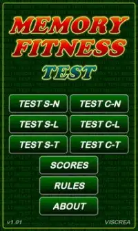 Memory Fitness Test Screen Shot 0