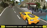 Taxi Driver Hill Climb sim 3D Screen Shot 0