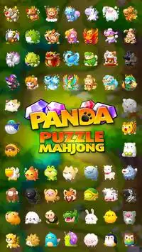 Panda Puzzle Mahjong Screen Shot 5