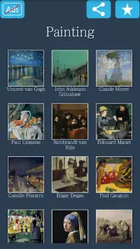 Puzzle: Peinture Screen Shot 0