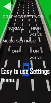 BlockDrive: Old school mini car racing game Screen Shot 1