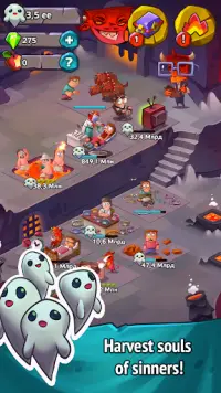 Idle Heroes of Hell - Clicker & Simulator Screen Shot 1