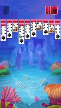 Solitaire Spider Fish Screen Shot 0
