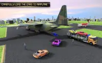 Real Airplane Muscle Car Transporter Simulator 3D Screen Shot 6