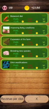 Pig Farm Clicker - Idle Game! Screen Shot 2