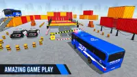 Police Bus Parking Games 3D -Bus Driving Simulator Screen Shot 4