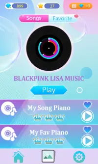 BLACKPINK Piano Tiles Game Screen Shot 0
