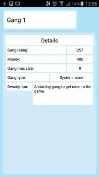 Tabletop Gang Roster Screen Shot 2