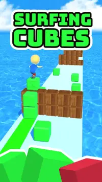 Surfing Cubes: Cute Blocks Jumping Screen Shot 0