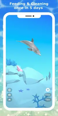 Tap Dolphin -3Dsimulation game Screen Shot 1