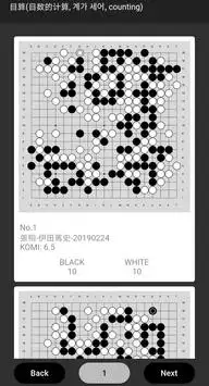 囲碁の目算練習(围棋 目数的计算, 바둑 계가 세어, GO: Counting Practice) Screen Shot 0