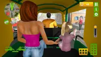 لعبة قيادة عربة التوك توك Screen Shot 2