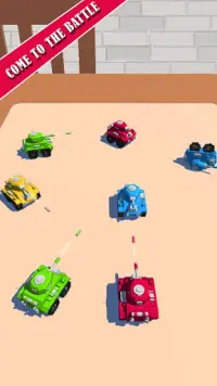 Blocky Tank Battle Wars Screen Shot 2