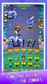 Plants Tower VS. Zombies Game Screen Shot 0