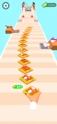 Sandwich Run Race: Runner Game Screen Shot 0