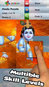 힌두교 신들 퍼즐 Screen Shot 1