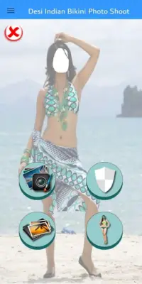 indian bikini photoshoot Screen Shot 1
