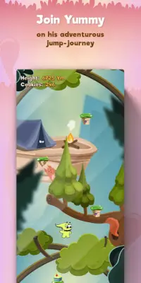 Yummy Jump, the jumping game Screen Shot 0
