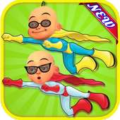 super brothers upin flying