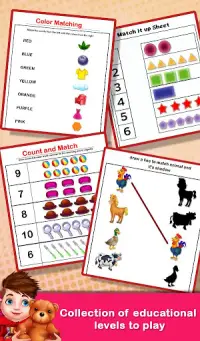 Educational Matching the Objects - Memory Game Screen Shot 0