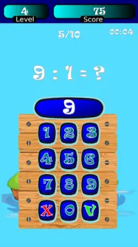 Division Math (kids math) free Screen Shot 0
