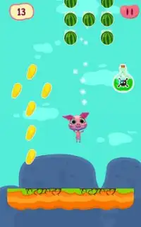 楽しい 豚 ジャンプ ゲーム Screen Shot 5