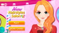 Hair Style Salon New Game Screen Shot 0