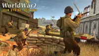 giochi di guerra mondiale: ww2 d'azione pistola Screen Shot 0