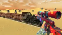 Поезд снайпер Shoot война 3D: Поезд Игры 2020 Screen Shot 3