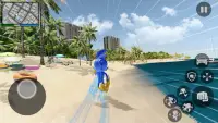 Blue Hero Rope Game Screen Shot 1