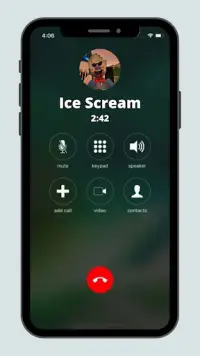 Talking Ice Scream - Fake Call Screen Shot 1
