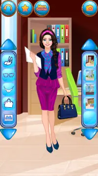 Ofis Kız Giydirme Oyunu Screen Shot 7