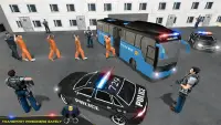 米国の警察バスの囚人輸送市のシューティングゲーム Screen Shot 2