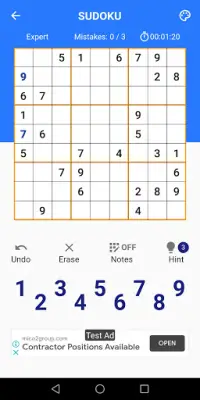 Sudoku Classic - Number Puzzle Game Screen Shot 2